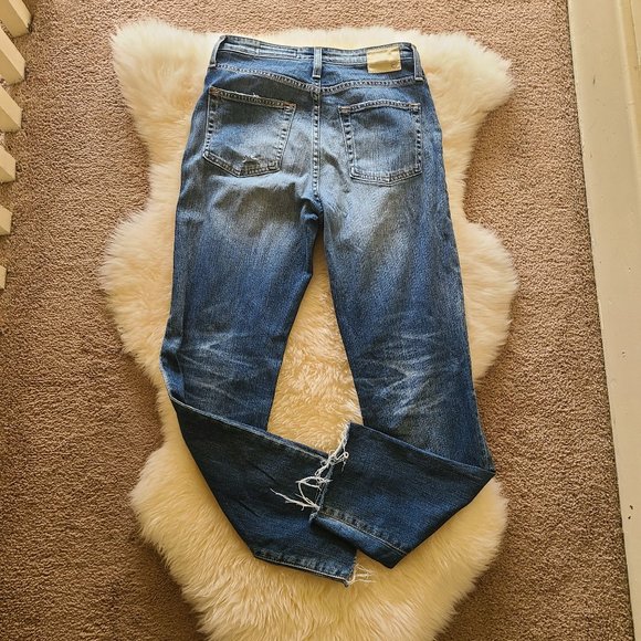 AG-ED Adriano Goldschmied-The Pheobe Vintage High Waist Tapered Jeans - Picture 2 of 9